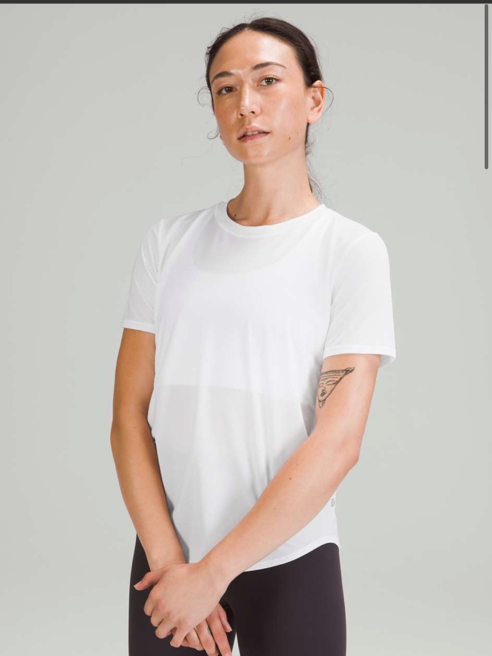lululemon athletica High Neck Run and Train Tee